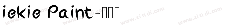 iekie Paint字体转换